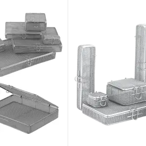 Fine Mesh Baskets With Lids