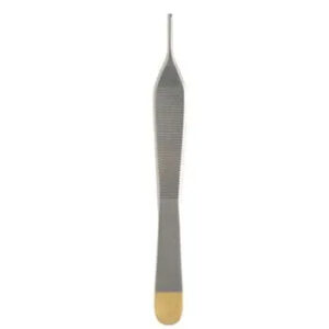 Premium Adson Dressing Forceps – Serrated & Tungsten Coated